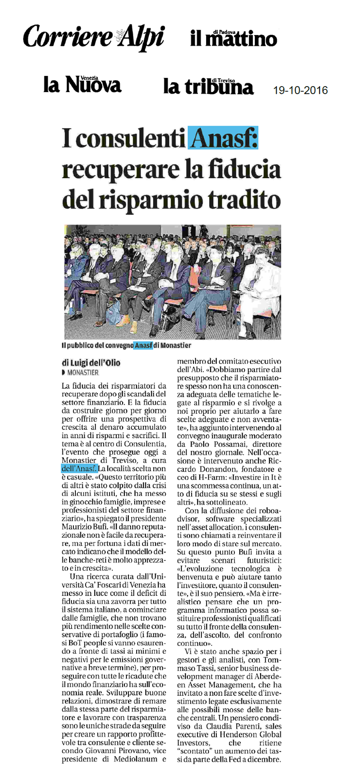 articolo Consulentia2016 Treviso testate NE